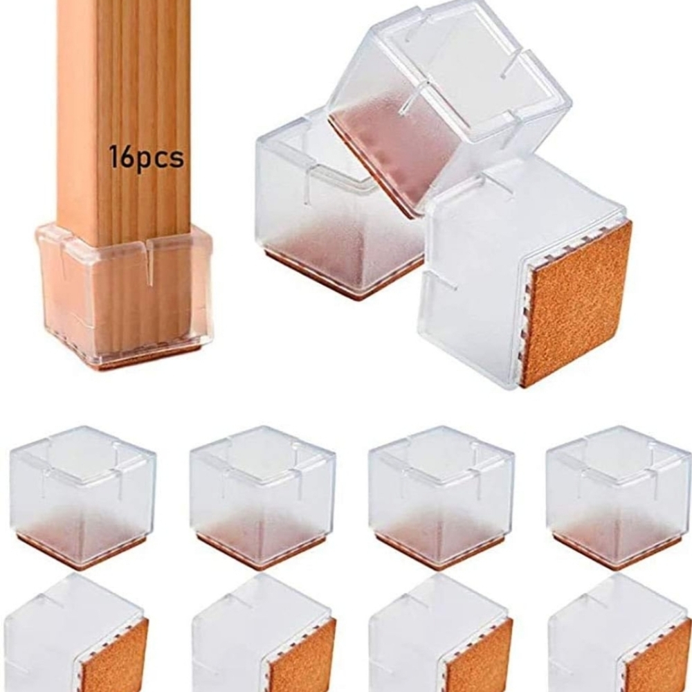 16 Pack Chair Leg Floor Protectors